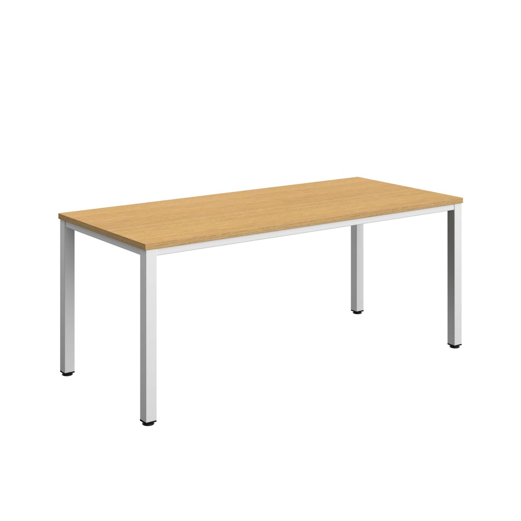 Fraction Infinity Rectangular Meeting Table (FSC) | 1800 X 800 | Sorano Oak/White