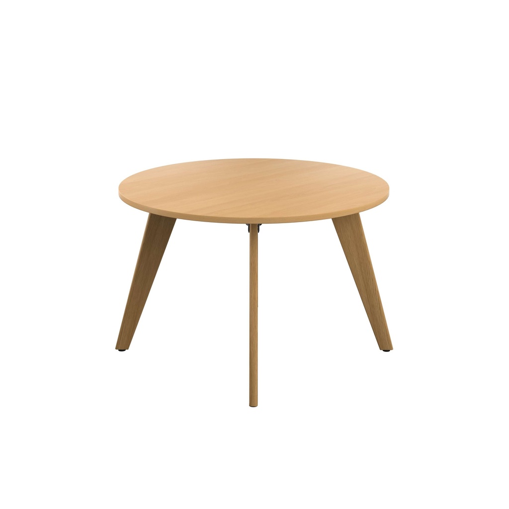 PLATEAU 1200 ROUND TABLE - ELLMAU BEECH WITH OAK LEGS