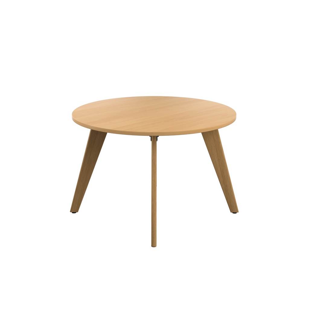 PLATEAU 1200 ROUND TABLE - ELLMAU BEECH WITH OAK LEGS