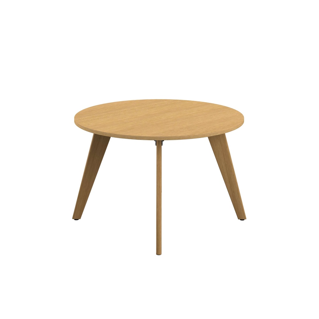 PLATEAU 1200 ROUND TABLE - SORANO OAK WITH OAK LEGS