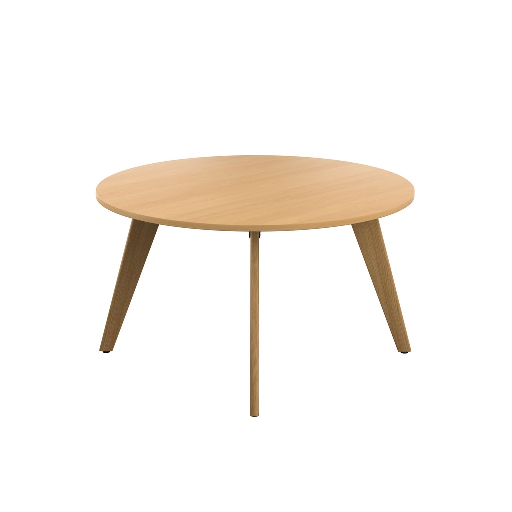 PLATEAU 1400 ROUND TABLE - ELLMAU BEECH WITH OAK LEGS