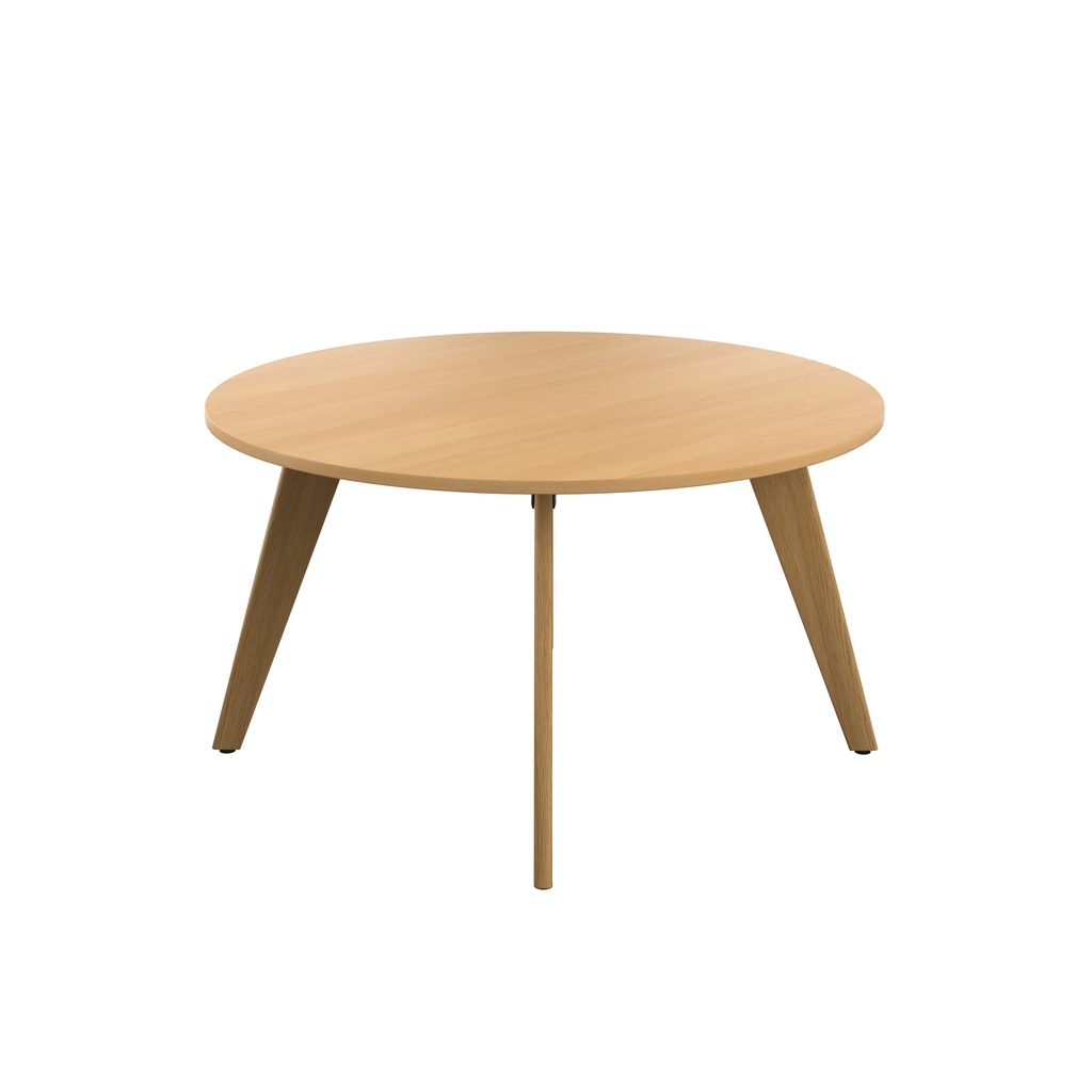 PLATEAU 1400 ROUND TABLE - ELLMAU BEECH WITH OAK LEGS
