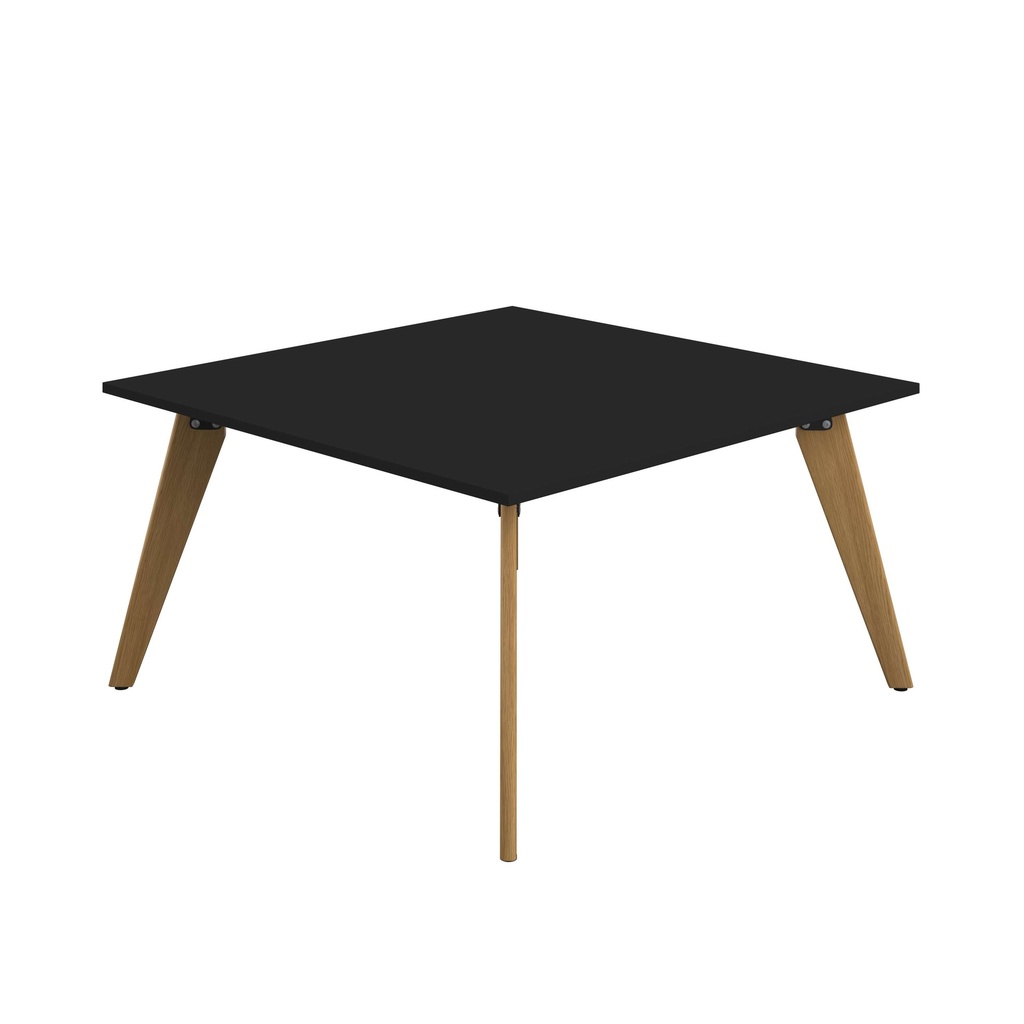 PLATEAU SQUARE TABLE WITH OAK LEGS