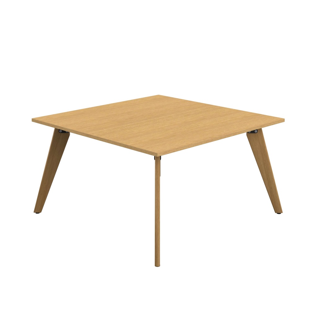 PLATEAU 1400 SQUARE TABLE - SORANO OAK WITH OAK LEGS