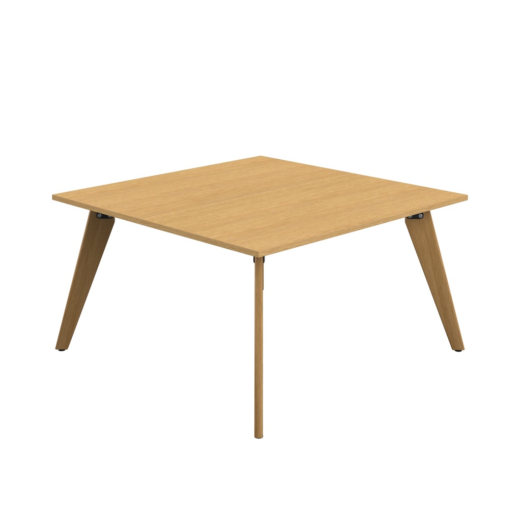 PLATEAU 1400 SQUARE TABLE - SORANO OAK WITH OAK LEGS