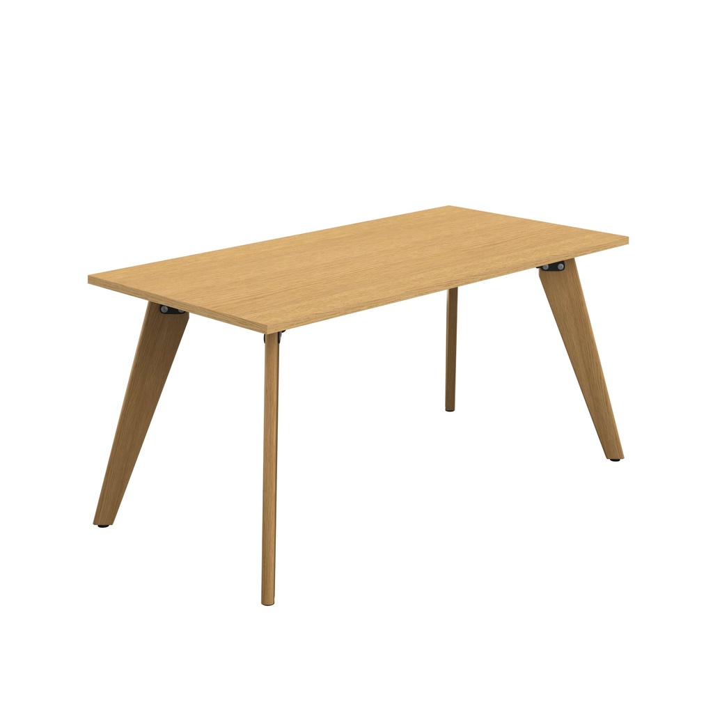 PLATEAU 1600 X 800 RECTANGULAR TABLE - SORANO OAK WITH OAK LEGS