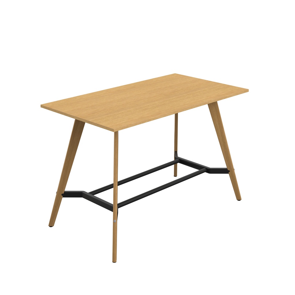 PLATEAU POSEUR 1800 X 1000 RECTANGULAR TABLE - SORANO OAK WITH OAK LEGS