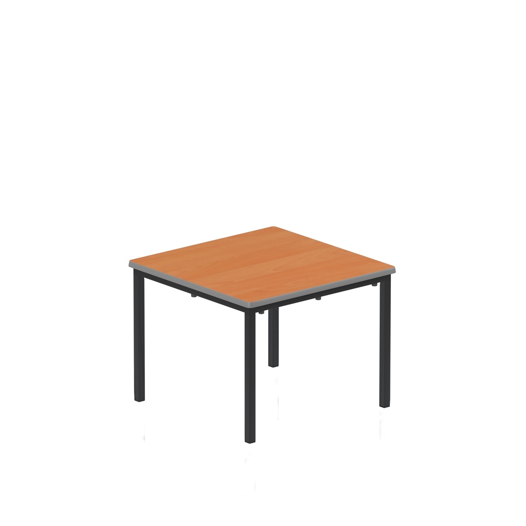 T-Table Flat Pack Table|600X600X460| Beech/Black