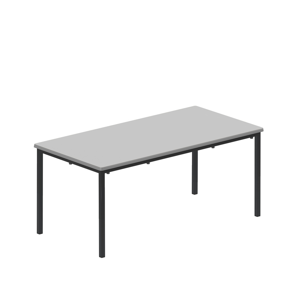 T-Table Flat Pack Table|1200X600X530| Grey/Black