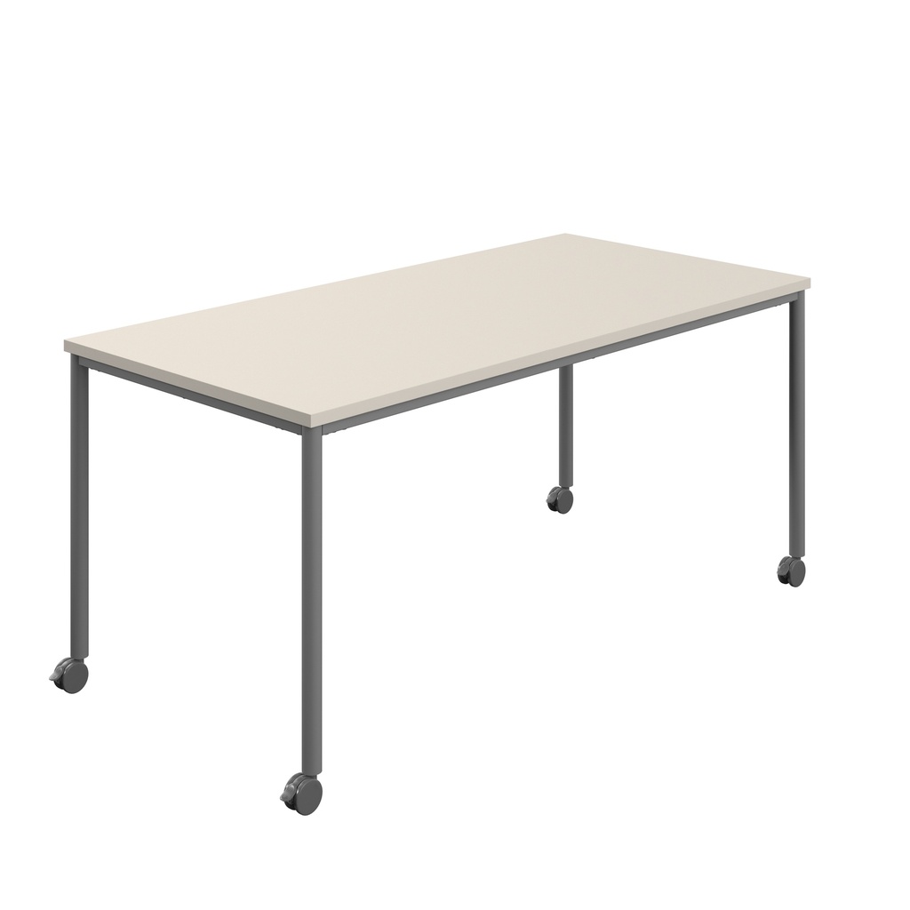 Titan Mobile Rectangular Table (FSC) | 1800 X 800 | Anthracite/Grey