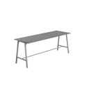 Titan High Maker Rectangular Table (FSC) | 1500 X 1000 | Silver/Anthracite