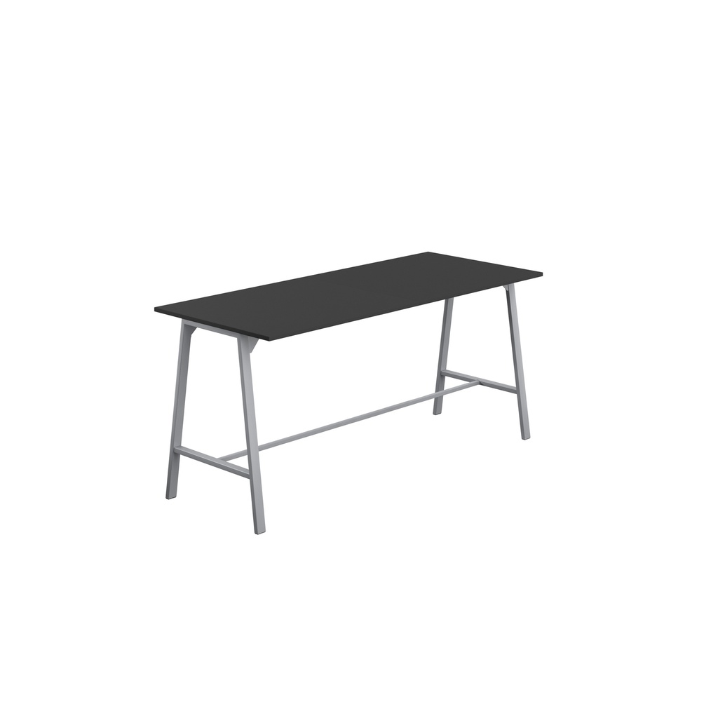 Titan High Maker Rectangular Table (FSC) | 1200 X 1000 | Silver/Black