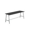 Titan High Maker Rectangular Table (FSC) | 1500 X 1000 | Silver/Black