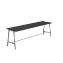 Titan High Maker Rectangular Table (FSC) | 1800 X 1000 | Silver/Black