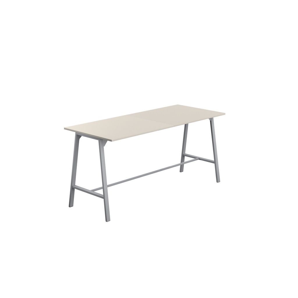 Titan High Maker Rectangular Table (FSC) | 1200 X 1000 | Silver/Grey