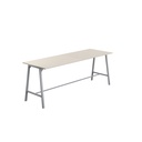 Titan High Maker Rectangular Table (FSC) | 1500 X 1000 | Silver/Grey