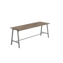 Titan High Maker Rectangular Table (FSC) | 1500 X 1000 | Anthracite/Grey Nebraska Oak