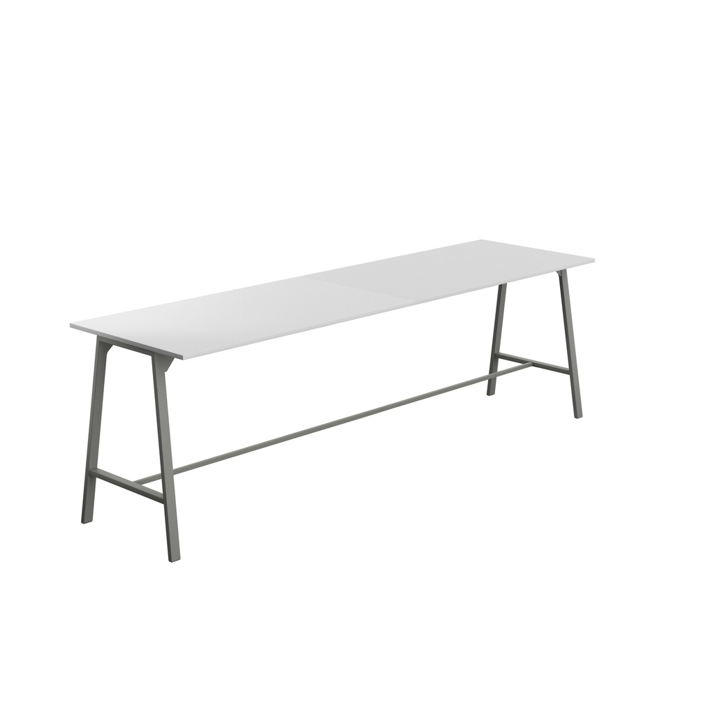 Titan High Maker Rectangular Table (FSC) | 1800 X 1000 | Anthracite/White
