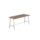 Titan High Maker Rectangular Table (FSC) | 1200 X 1000 | White/Grey Nebraska Oak