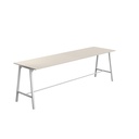 Titan High Maker Rectangular Table (FSC) | 1800 X 1000 | White/Grey