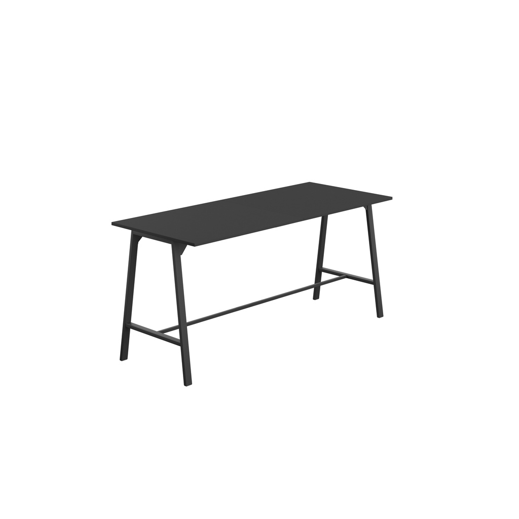 Titan High Maker Rectangular Table (FSC) | 1200 X 1000 | Black/Black
