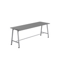 Titan Mobile High Maker Rectangular Table (FSC) | 1500 X 1000 | Silver/Anthracite