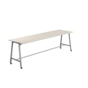 Titan Mobile High Maker Rectangular Table (FSC) | 1800 X 1000 | Silver/Grey