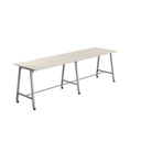 Titan Mobile High Maker Rectangular Table (FSC) | 1800 X 1000 | Silver/Grey