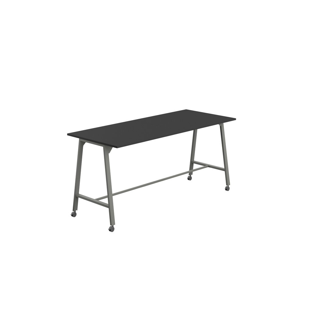 Titan Mobile High Maker Rectangular Table (FSC) | 1200 X 1000 | Anthracite/Black