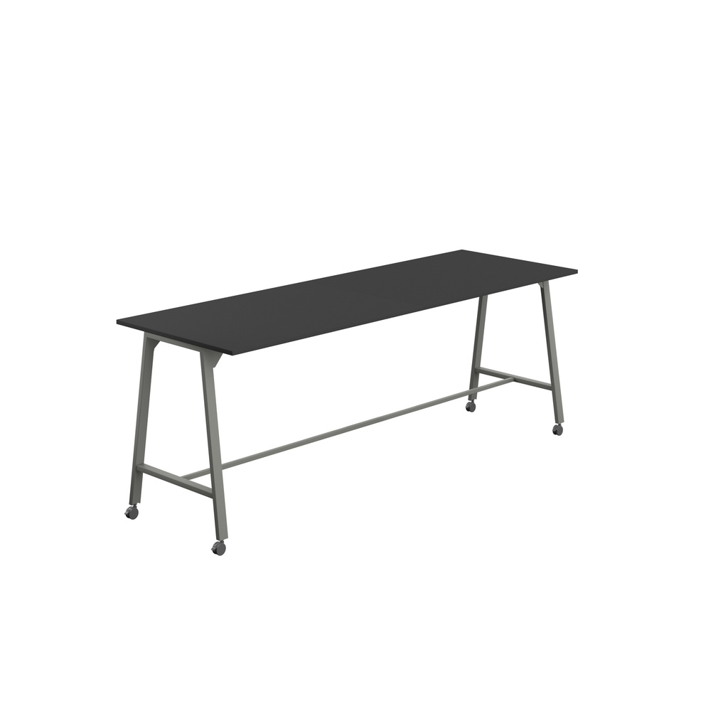 Titan Mobile High Maker Rectangular Table (FSC) | 1500 X 1000 | Anthracite/Black