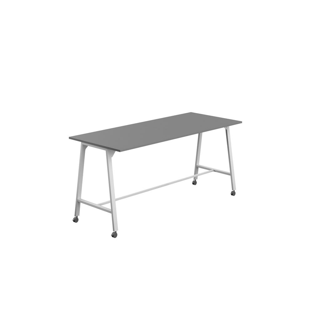Titan Mobile High Maker Rectangular Table (FSC) | 1200 X 1000 | White/Anthracite