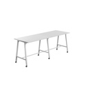 Titan Mobile High Maker Rectangular Table (FSC) | 1500 X 1000 | White/White