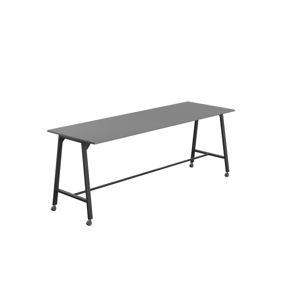 Titan Mobile High Maker Rectangular Table (FSC) | 1500 X 1000 | Black/Anthracite