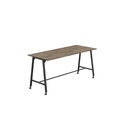 Titan Mobile High Maker Rectangular Table (FSC) | 1200 X 1000 | Black/Grey Nebraska Oak