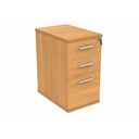 Desk High Office Storage Unit (FSC) | 600 Deep | Norwegian Beech