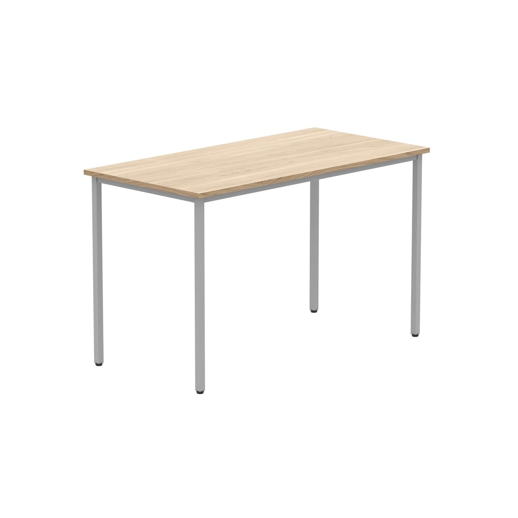 Office Rectangular Multi-Use Table (FSC) | 1200X600 | Canadian Oak/Silver
