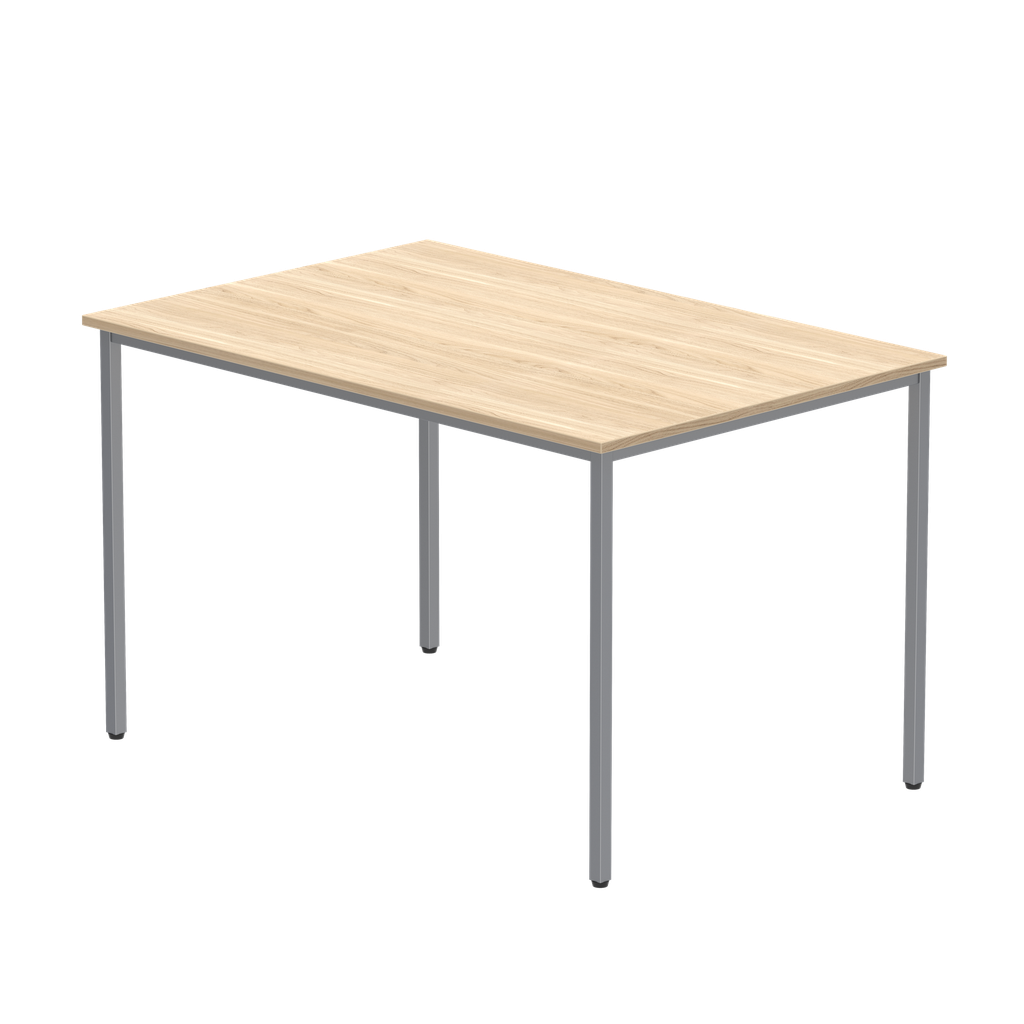Office Rectangular Multi-Use Table (FSC) | 1200X800 | Canadian Oak/Silver