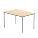 Office Rectangular Multi-Use Table (FSC) | 1200X800 | Canadian Oak/Silver