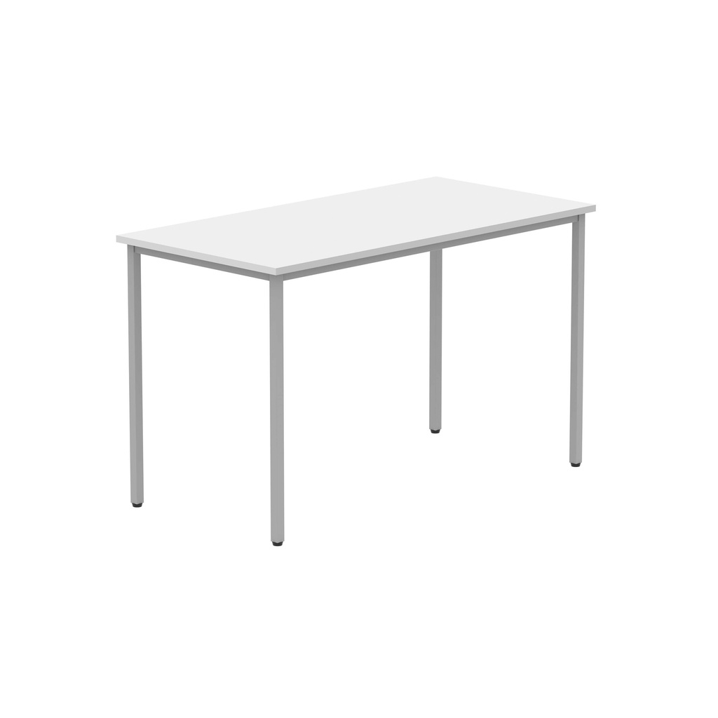 Office Rectangular Multi-Use Table (FSC) | 1200X600 | Arctic White/Silver