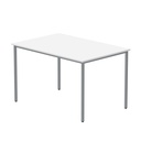 Office Rectangular Multi-Use Table (FSC) | 1200X800 | Arctic White/Silver