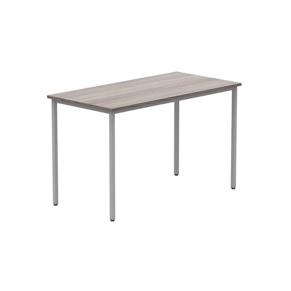 Office Rectangular Multi-Use Table (FSC) | 1200X600 | Alaskan Grey Oak/Silver