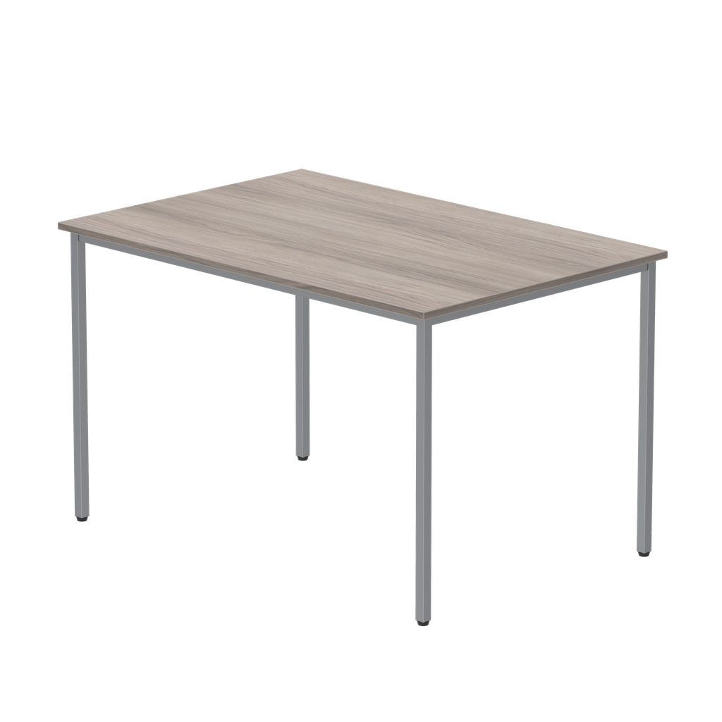 Office Rectangular Multi-Use Table (FSC) | 1200X800 | Alaskan Grey Oak/Silver