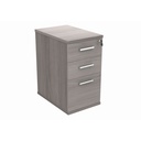 Desk High Office Storage Unit (FSC) | 600 Deep | Alaskan Grey Oak