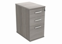 Desk High Office Storage Unit (FSC) | 600 Deep | Alaskan Grey Oak