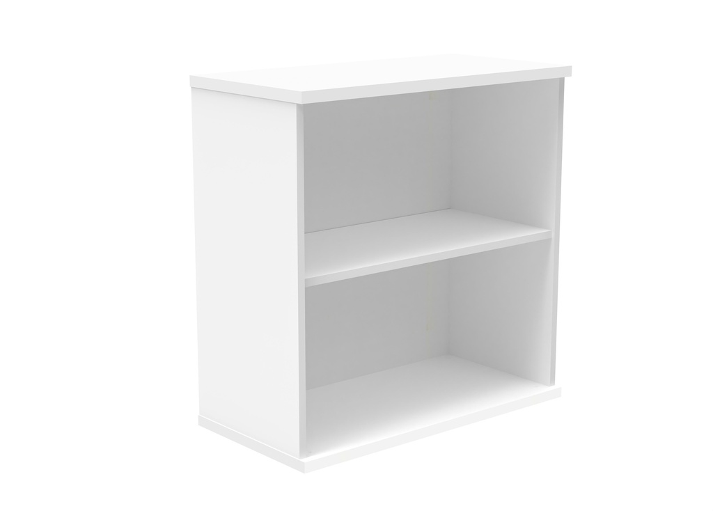 Bookcase (FSC) | 816 High | 1 x Floating Shelf | Arctic White