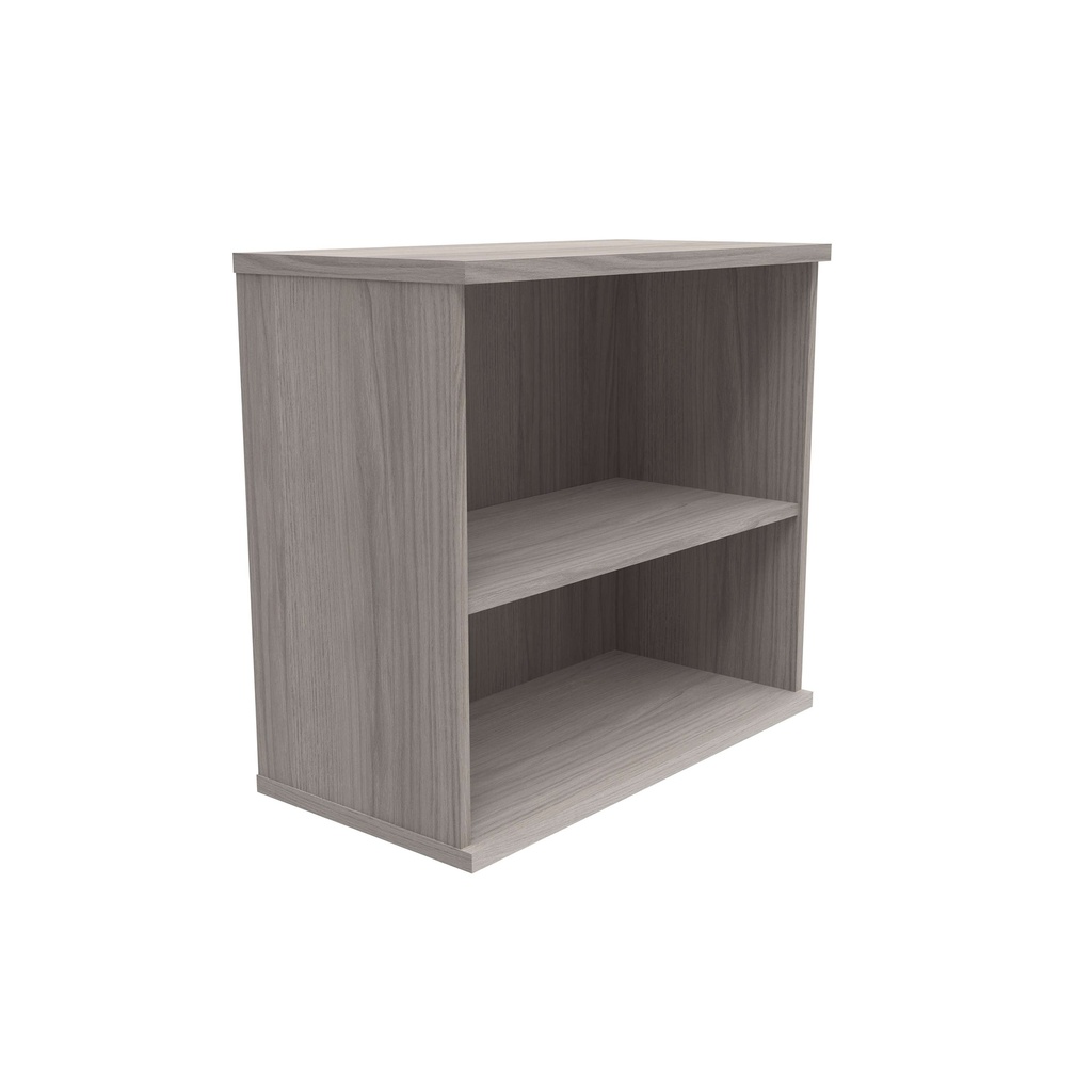 Bookcase (FSC) | 730 High | 1 x Floating Shelf | Alaskan Grey Oak