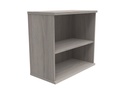 Bookcase (FSC) | 730 High | 1 x Floating Shelf | Alaskan Grey Oak
