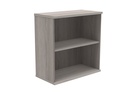 Bookcase (FSC) | 816 High | 1 x Floating Shelf | Alaskan Grey Oak