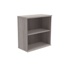 Bookcase (FSC) | 816 High | 1 x Floating Shelf | Alaskan Grey Oak