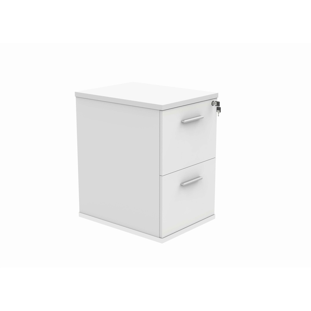 Filing Cabinet Office Storage Unit (FSC) | 2 Drawers | Arctic White